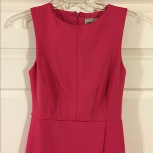 ASOS Pink Scuba Midi Dress